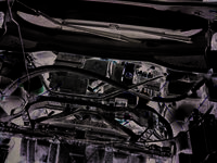 View of engine compartment