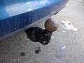 View of trailer tow-bar hitch