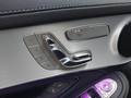 View of control buttons for electric seat adjustment