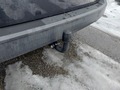 View of trailer tow-bar hitch