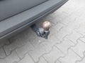 View of trailer tow-bar hitch