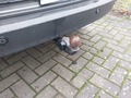 View of trailer tow-bar hitch