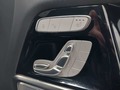 View of control buttons for electric seat adjustment