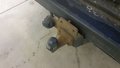 View of trailer tow-bar hitch