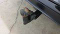 View of trailer tow-bar hitch