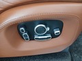 View of control buttons for electric seat adjustment