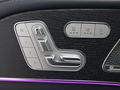 View of control buttons for electric seat adjustment