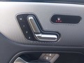 View of control buttons for electric seat adjustment