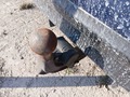 View of trailer tow-bar hitch