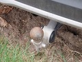 View of trailer tow-bar hitch