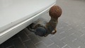 View of trailer tow-bar hitch