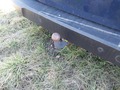 View of trailer tow-bar hitch