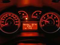 Pohled na přístrojovou desku