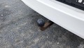 View of trailer tow-bar hitch