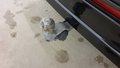 View of trailer tow-bar hitch