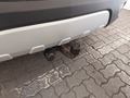 View of trailer tow-bar hitch
