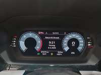 View of instrument panel