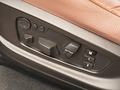 View of control buttons for electric seat adjustment