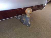View of trailer tow-bar hitch