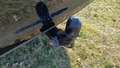 View of trailer tow-bar hitch