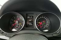 View of instrument panel