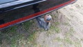 View of trailer tow-bar hitch