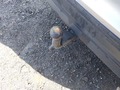 View of trailer tow-bar hitch