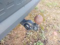 View of trailer tow-bar hitch