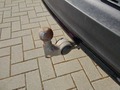 View of trailer tow-bar hitch