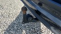 View of trailer tow-bar hitch