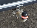 View of trailer tow-bar hitch