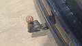 View of trailer tow-bar hitch