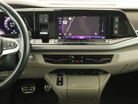 View of centre console