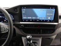 View of centre console