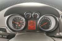 View of instrument panel