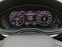 View of instrument panel