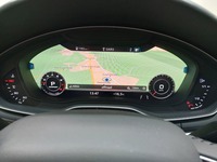 View of instrument panel