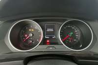 View of instrument panel