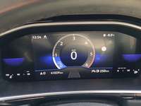 View of instrument panel