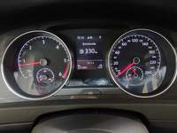 View of instrument panel