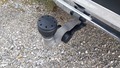 View of trailer tow-bar hitch