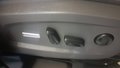 View of control buttons for electric seat adjustment