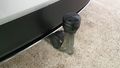 View of trailer tow-bar hitch