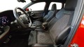 View of front seats