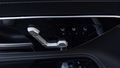 View of control buttons for electric seat adjustment