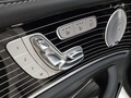 View of control buttons for electric seat adjustment