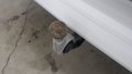 View of trailer tow-bar hitch