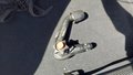 View of trailer tow-bar hitch