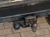 View of trailer tow-bar hitch