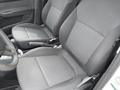 View of front seats
